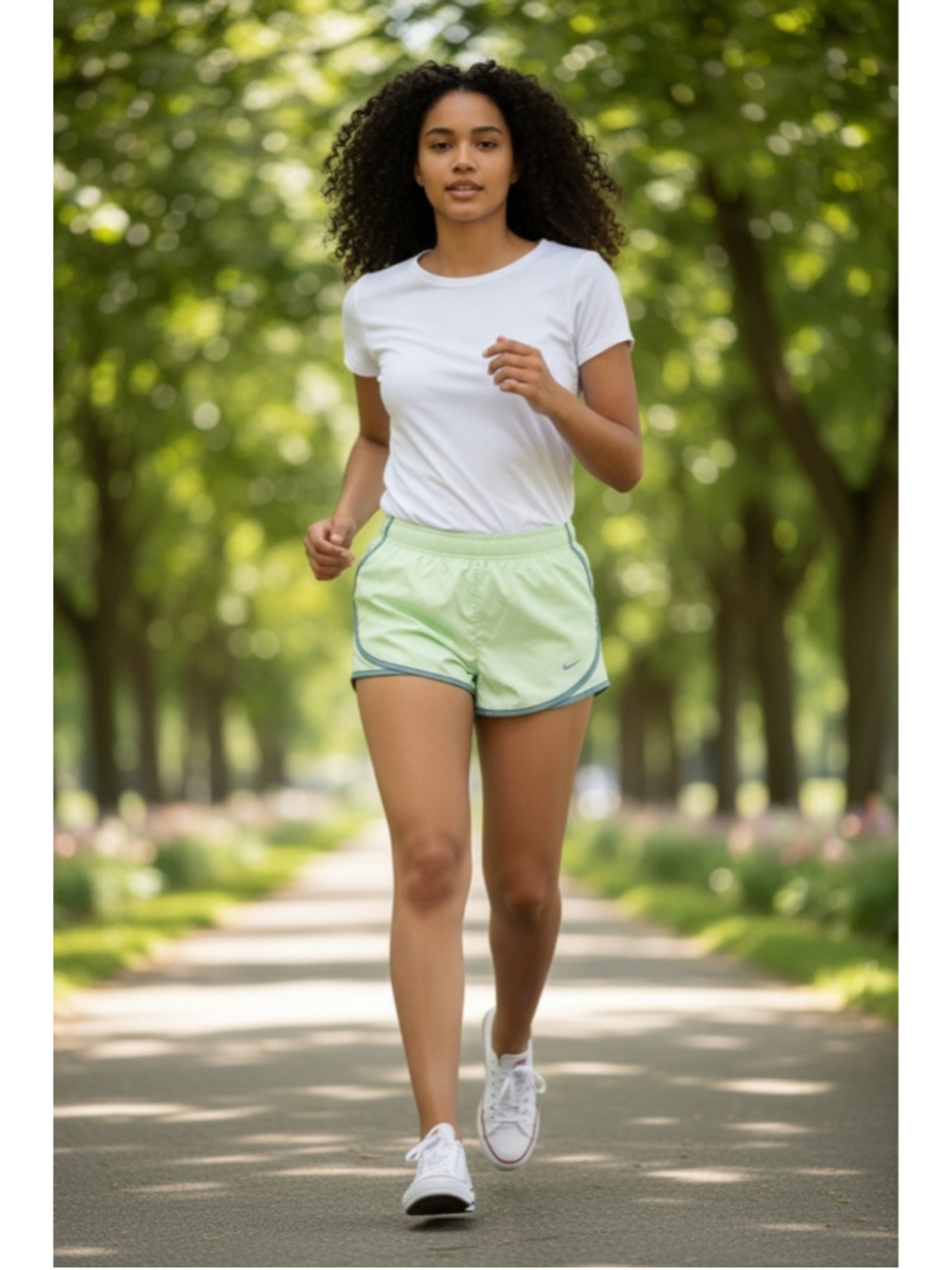 Women's Nike tempo Running Shorts XS Green ws41